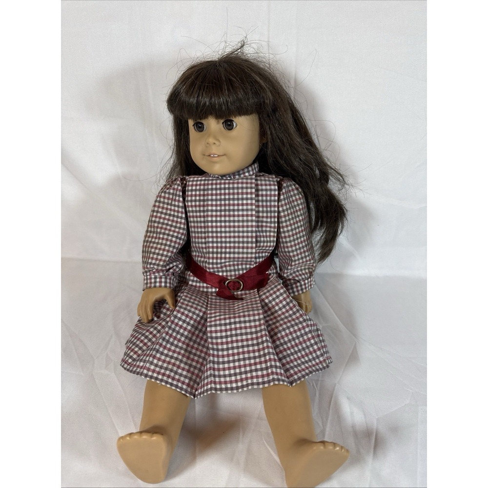 Vintage American Girl Pleasant Company Samantha 18in Doll Brown Hair Brown Eyes